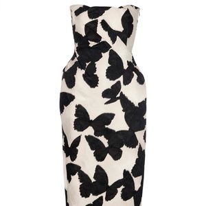 Lanvin Butterfly Print dress. Runway